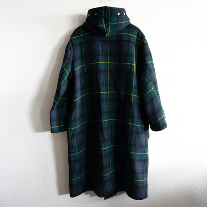 POLO RALPH LAUREN Plaid Duffle Coat Made in USA Size M