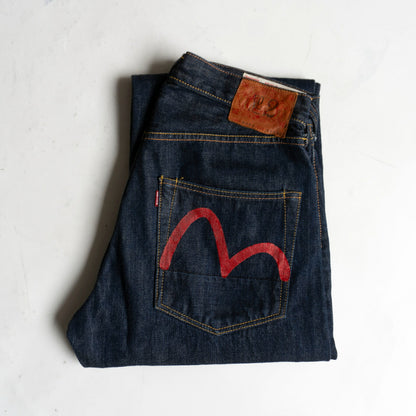 EVISU Lot 2001 Selvedge Denim Pants Size 32x35 Size 32×35