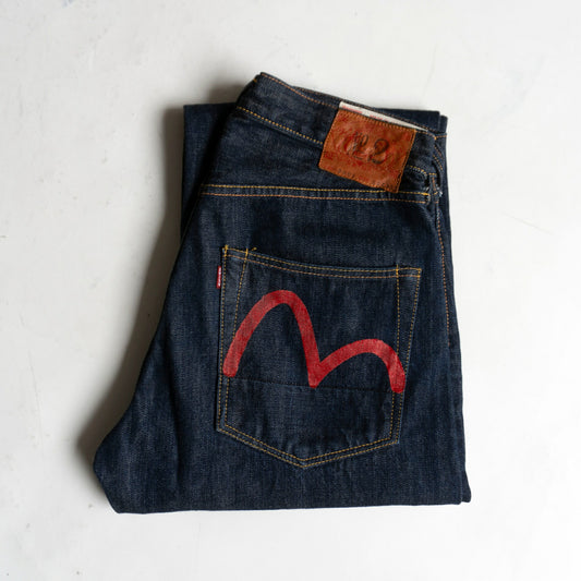 EVISU Lot 2001 Selvedge Denim Pants Size 32x35 Size 32×35