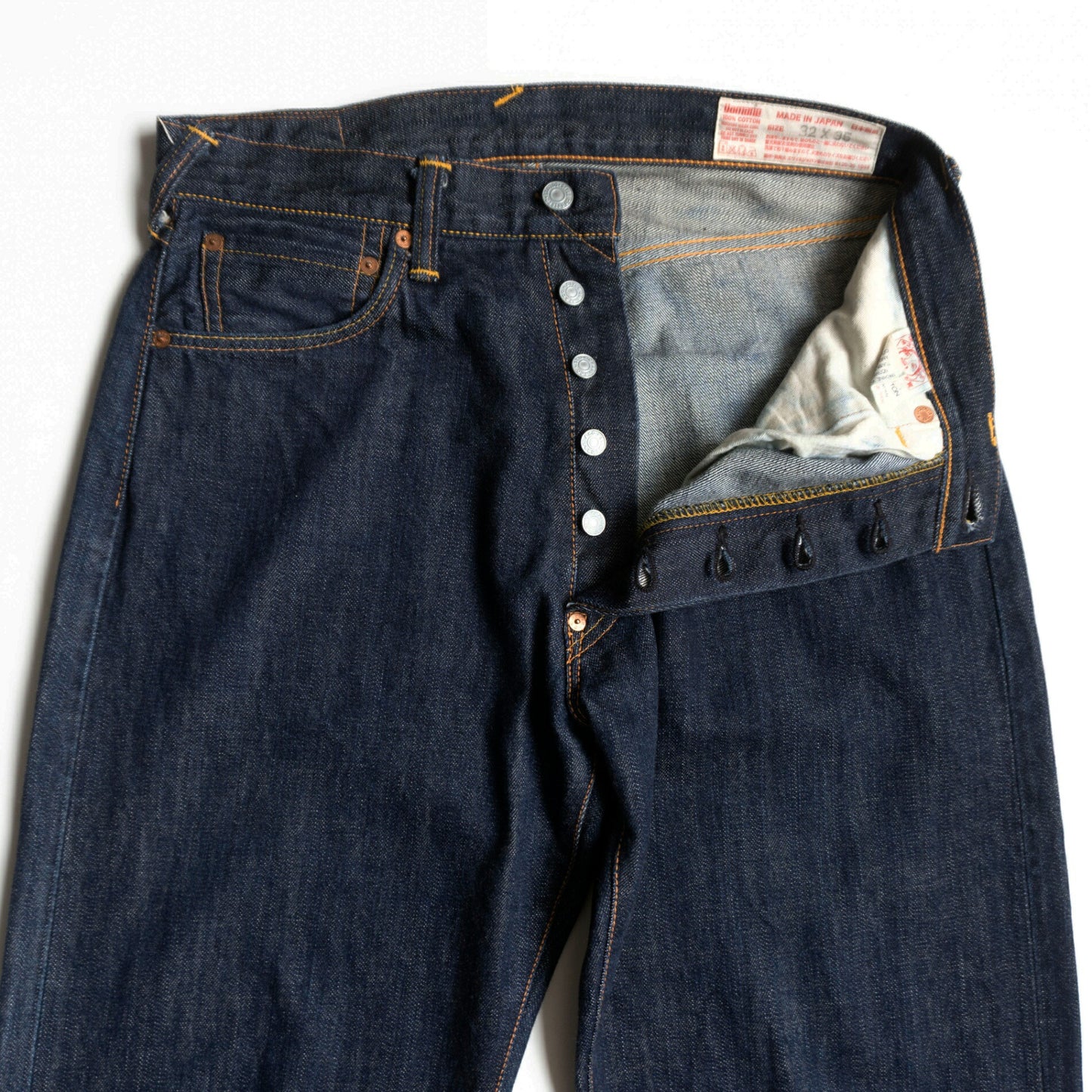 EVISU Lot 2001 Selvedge Denim Pants Size 32x35 Size 32×35