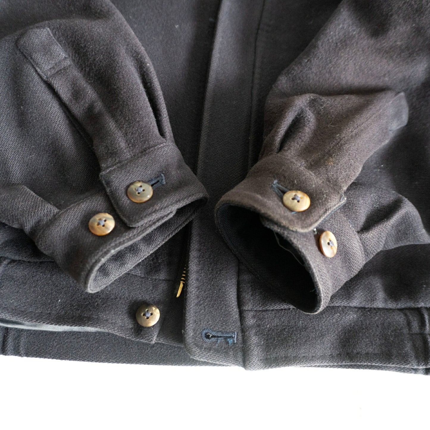 BURBERRYS Wool Swing Jacket Navy Size L
