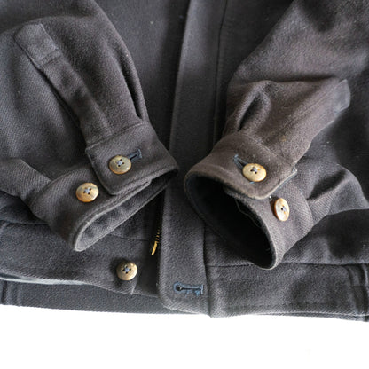 BURBERRYS Wool Swing Jacket Navy Size L
