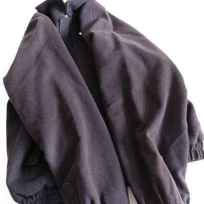 BURBERRYS Wool Swing Jacket Navy Size L
