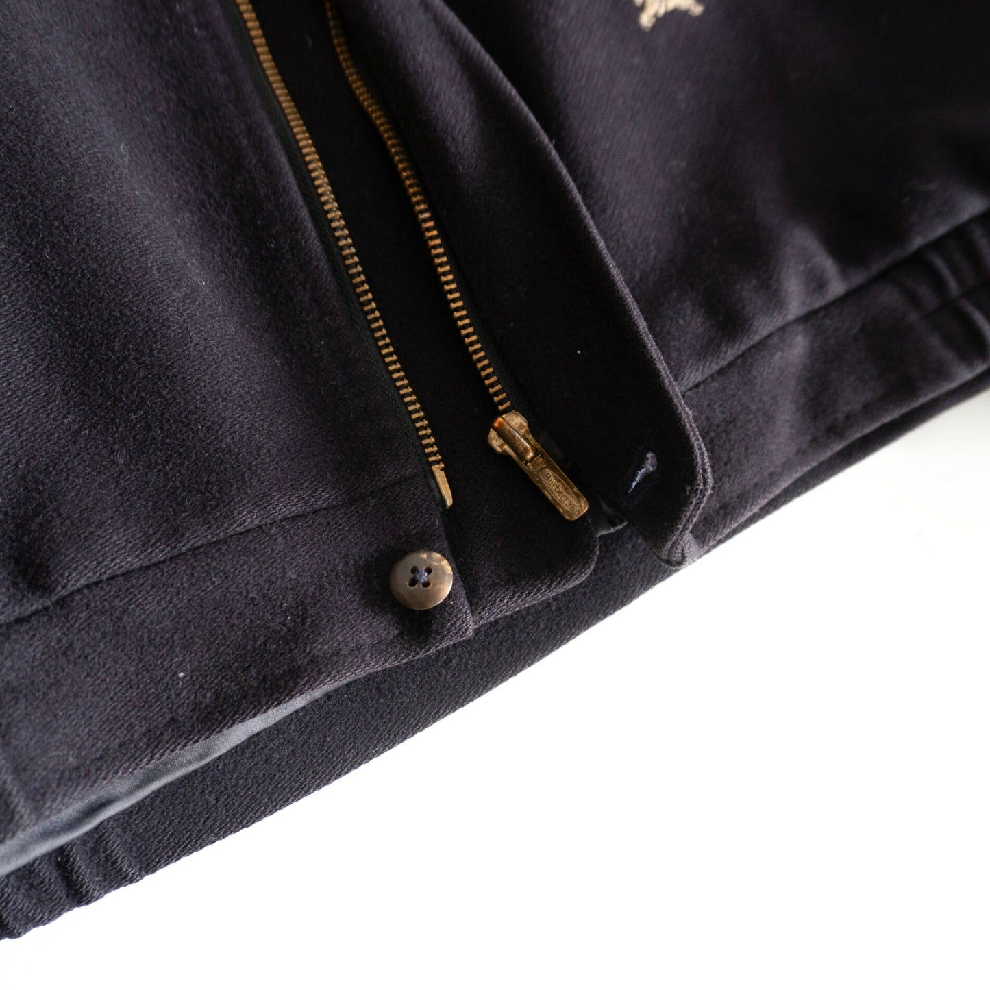 BURBERRYS Wool Swing Jacket Navy Size L