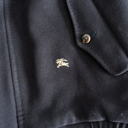 BURBERRYS Wool Swing Jacket Navy Size L