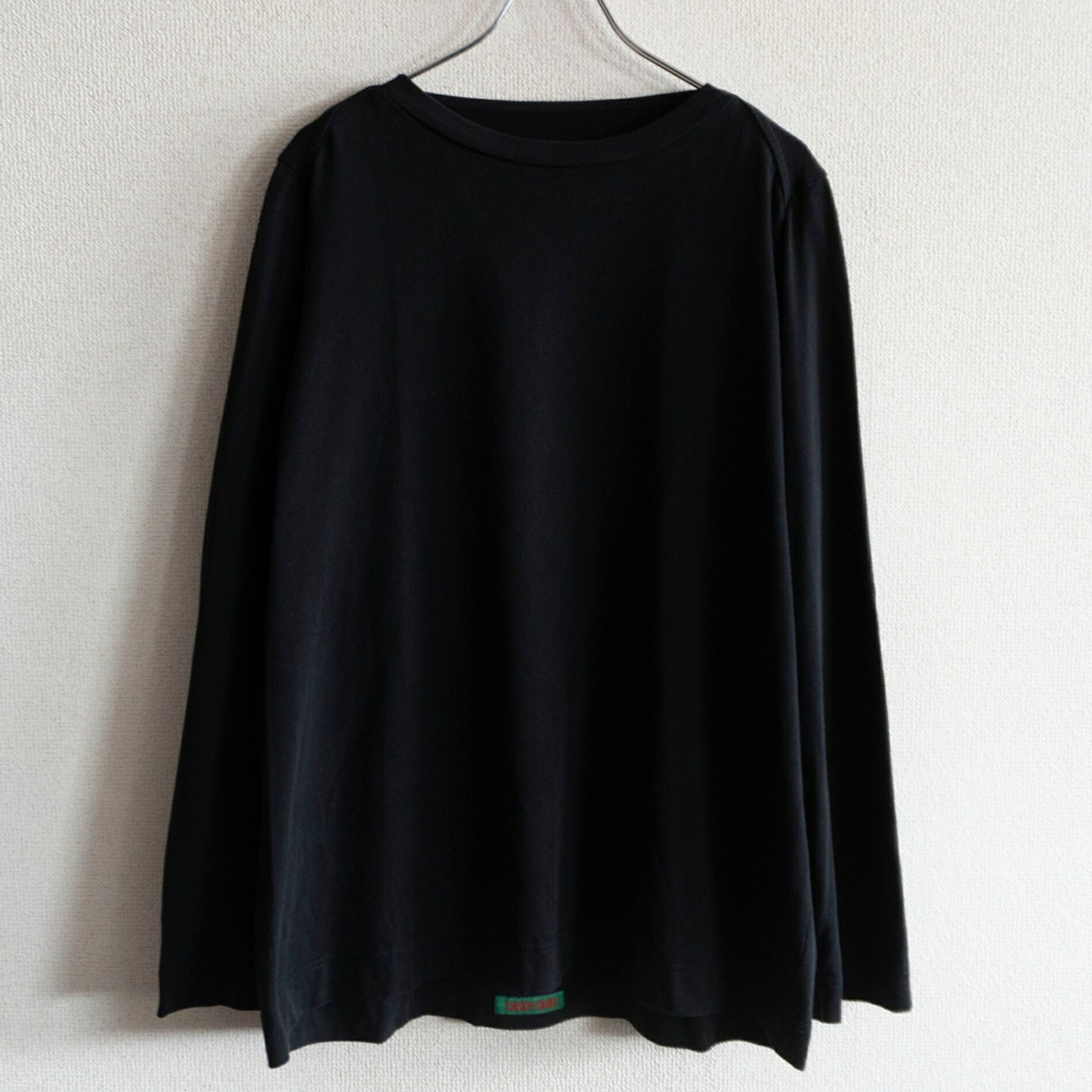 CASEY CASEY Oliver ML Jers Cotton Long Sleeve T-Shirt Black Size L