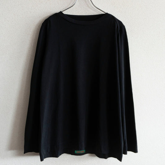 CASEY CASEY Oliver ML Jers Cotton Long Sleeve T-Shirt Black Size L