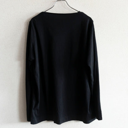CASEY CASEY Oliver ML Jers Cotton Long Sleeve T-Shirt Black Size L