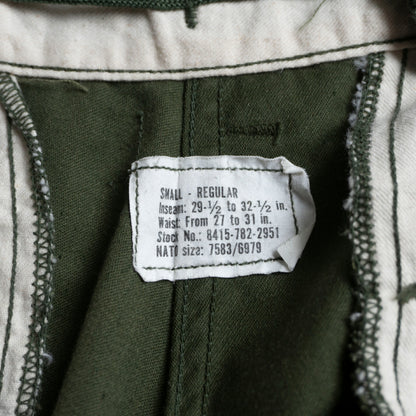 US ARMY 70s M-65 Field Cargo Pants 1972 Size SMALL-REGULAR
