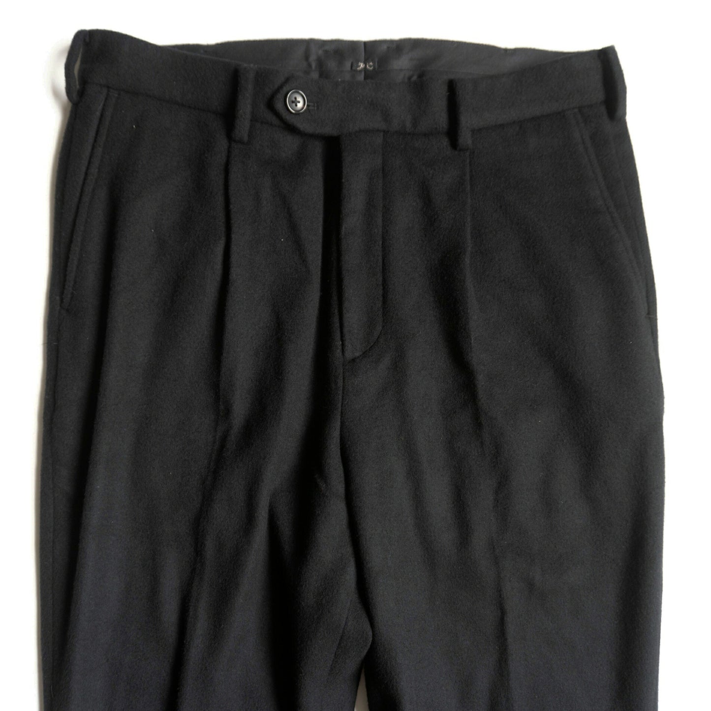 PORTER CLASSIC Baby Cashmere Tailored Pants Black Size 34