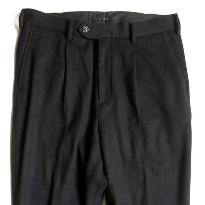 PORTER CLASSIC Baby Cashmere Tailored Pants Black Size 34