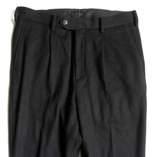 PORTER CLASSIC Baby Cashmere Tailored Pants Black Size 34