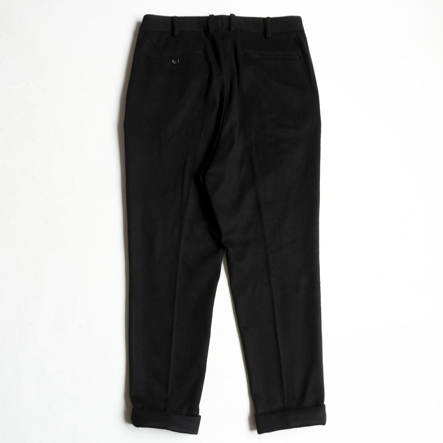 PORTER CLASSIC Baby Cashmere Tailored Pants Black Size 34