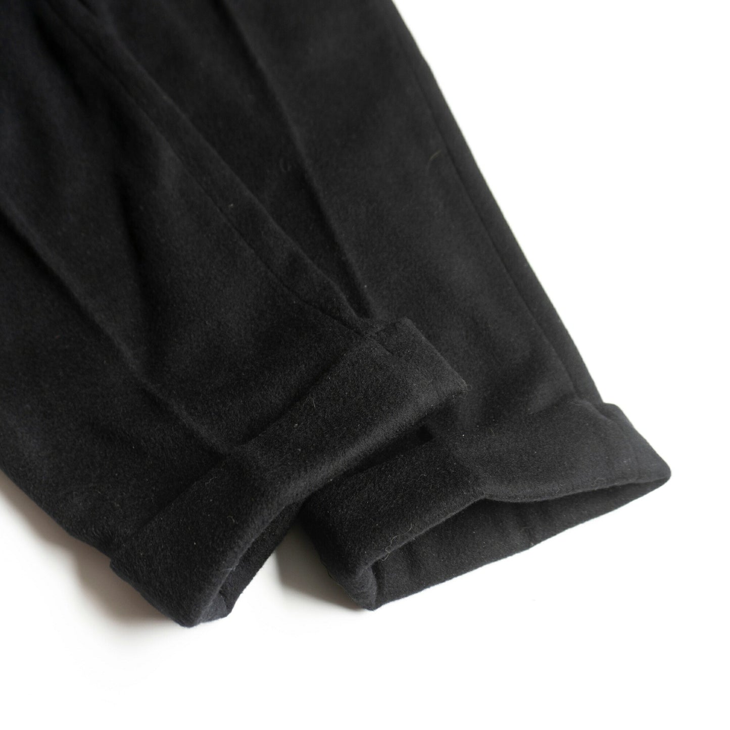 PORTER CLASSIC Baby Cashmere Tailored Pants Black Size 34