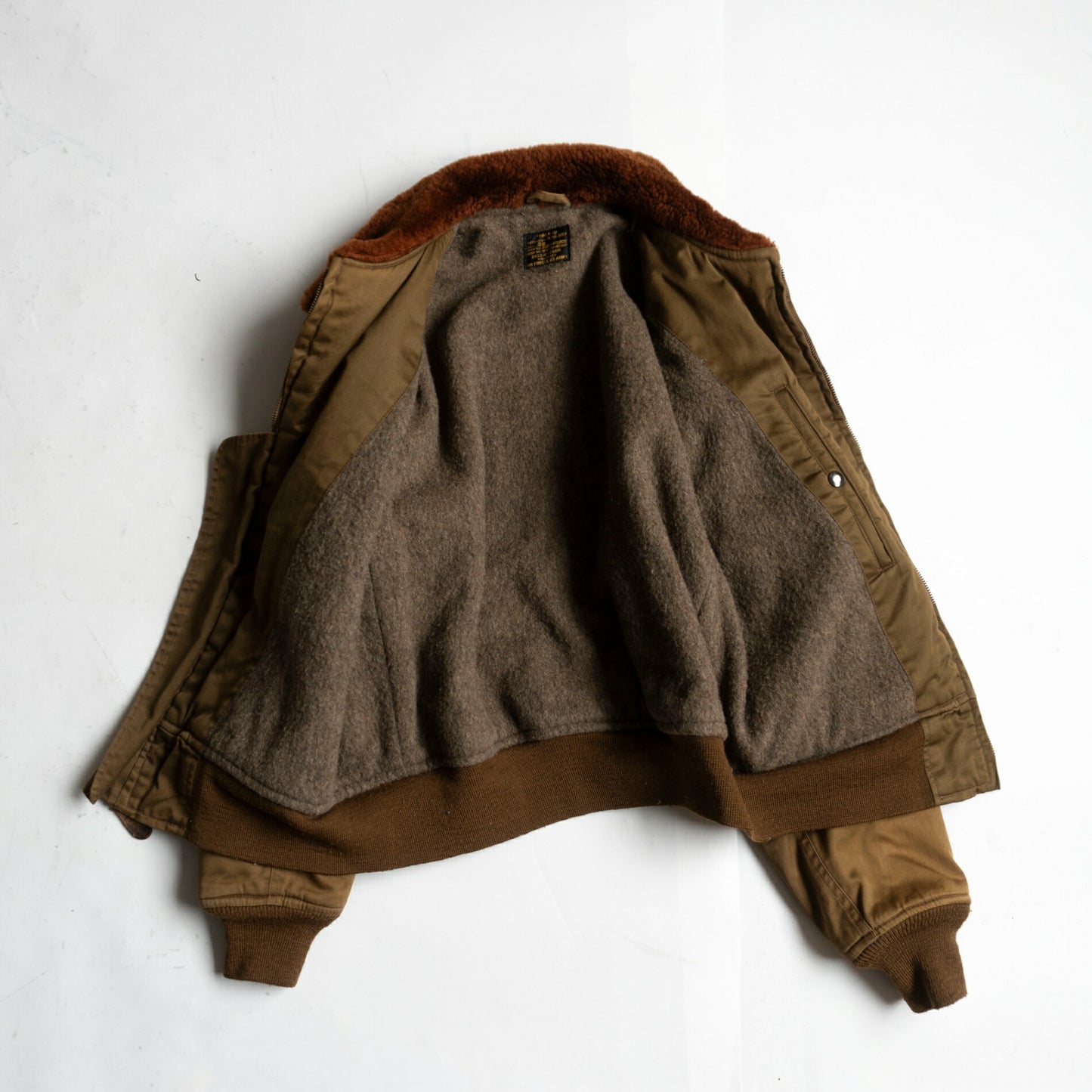 BUZZ RICKSON B-10 Wool Pile Flight Jacket Size 38