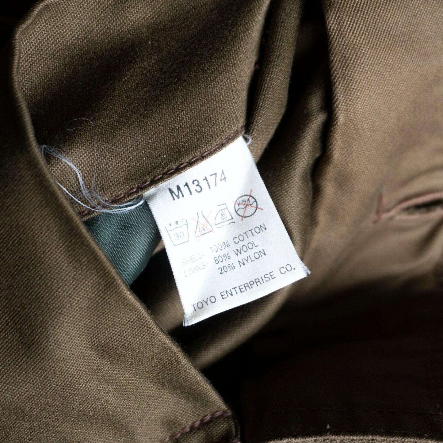 BUZZ RICKSON B-10 Wool Pile Flight Jacket Size 38