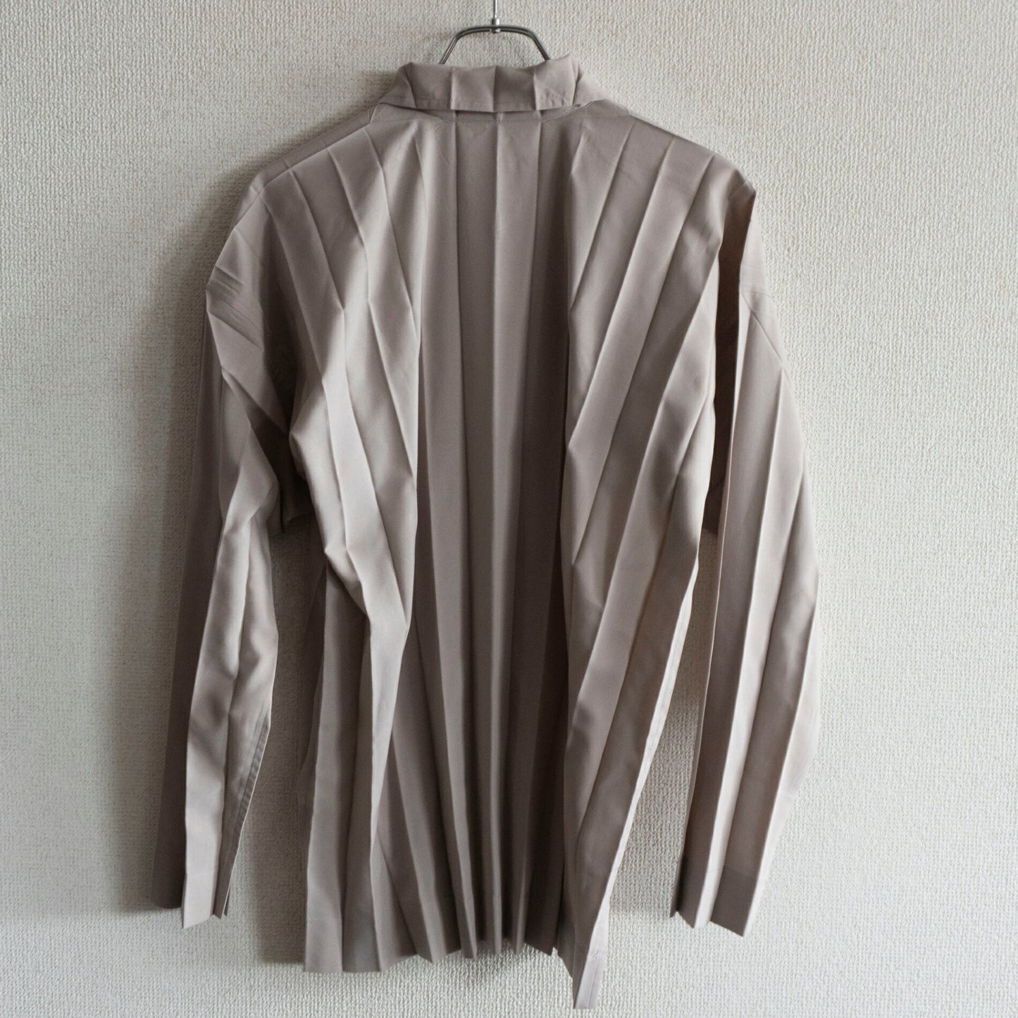 HOMME PLISSE ISSEY MIYAKE EDDE Pleated Shirt Size L