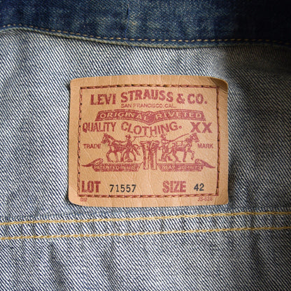 LEVI'S 557XX Big E 3rd Type Denim Jacket Made in Size XS