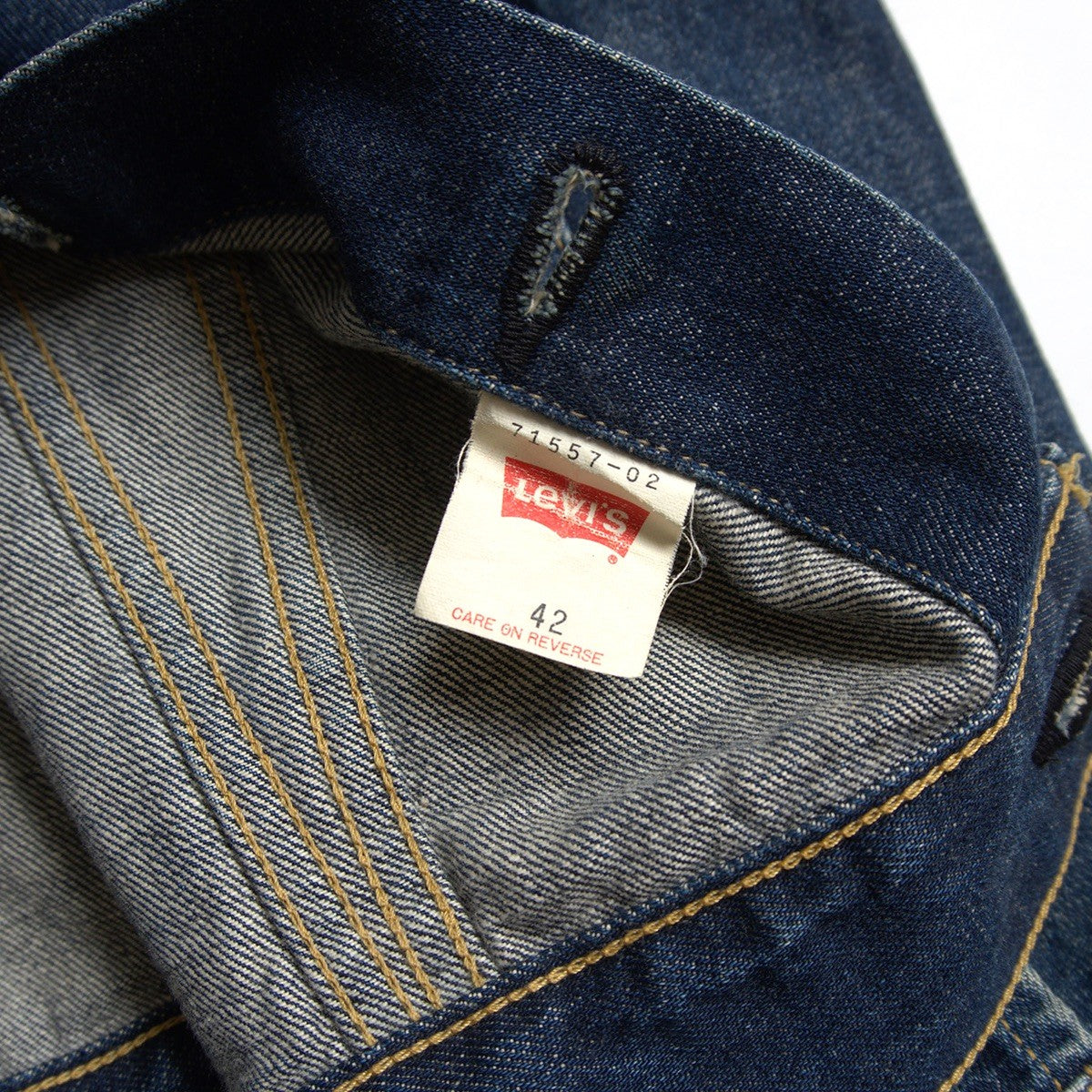 LEVI'S 557XX Big E 3rd Type Denim Jacket Made in Size XS