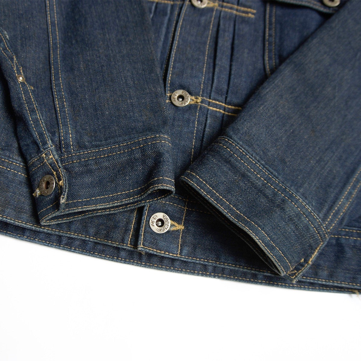 LEE 1930s-40s Cowboy Denim Jacket Dark Indigo Size 38