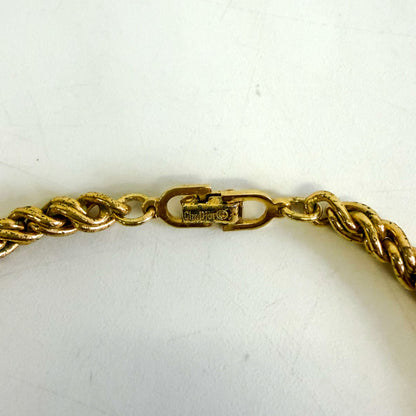Christian Dior Old Twist Rope Chain Necklace Size ONE SIZE