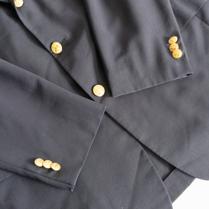 BROOKS BROTHERS Navy Blazer Gold Buttons Size 40R