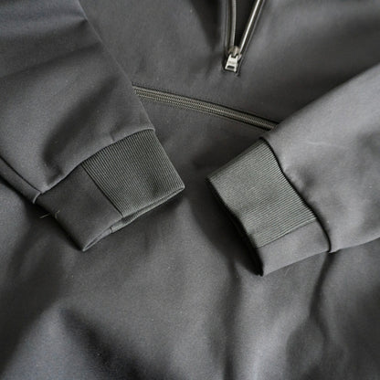 PRADA Half-Zip Stretch Anorak Parka Black Size L