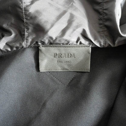 PRADA Half-Zip Stretch Anorak Parka Black Size L