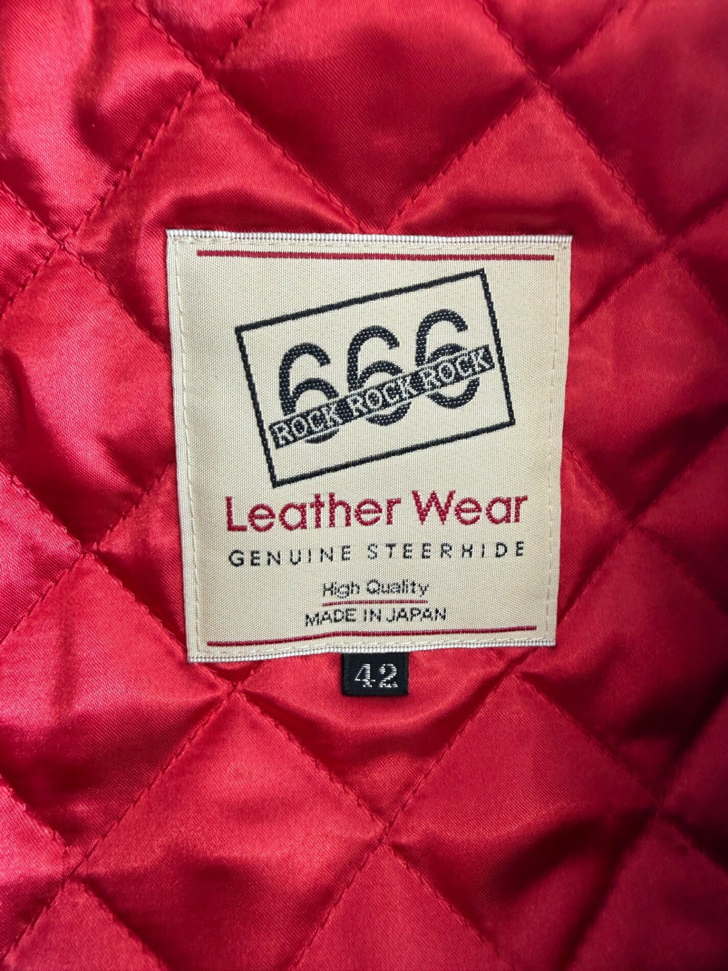 666 Triple Six Steerhide Double Rider Jacket Size XS