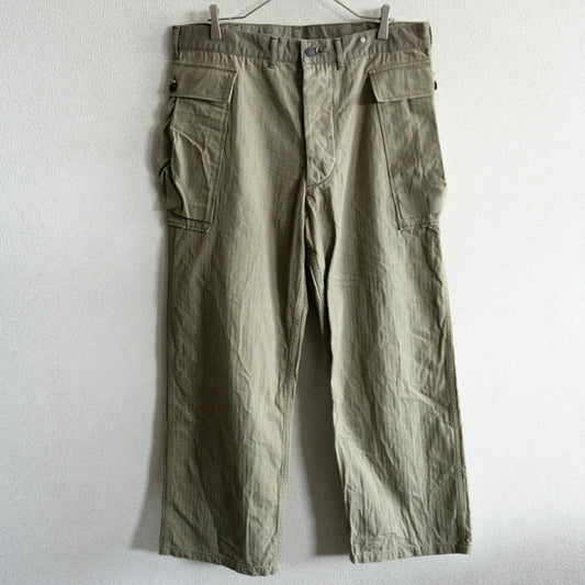 WAREHOUSE Lot 1098 USMC Herringbone Cargo Pants Size 36