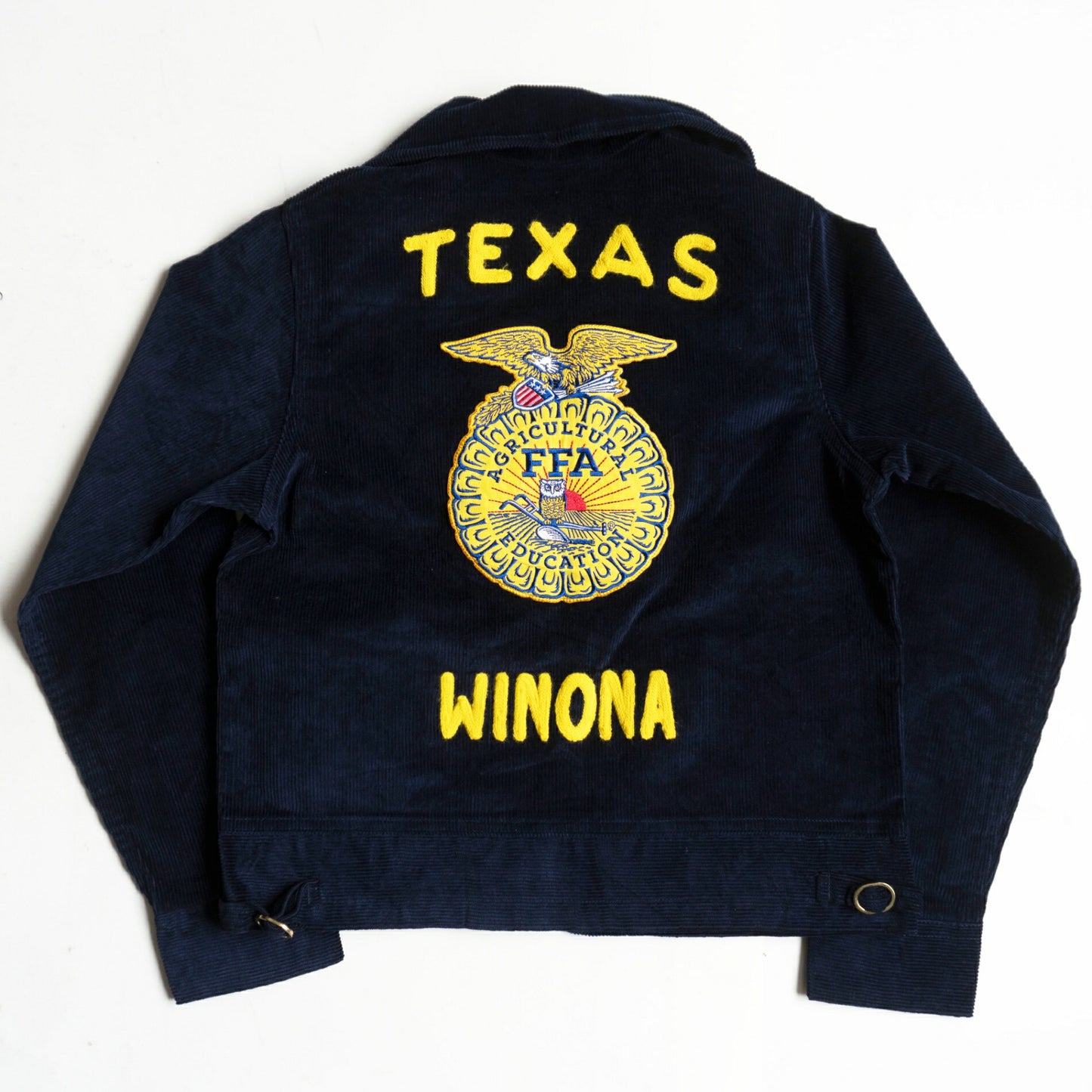 FFA Texas Corduroy Embroidered Farmers Work Jacket Size 32