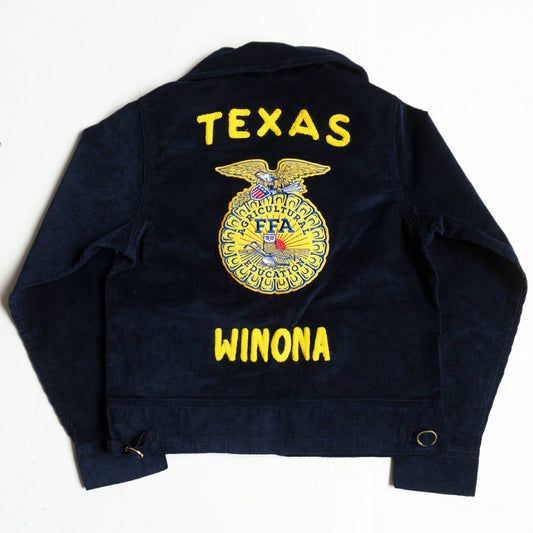 FFA Texas Corduroy Embroidered Farmers Work Jacket Size 32