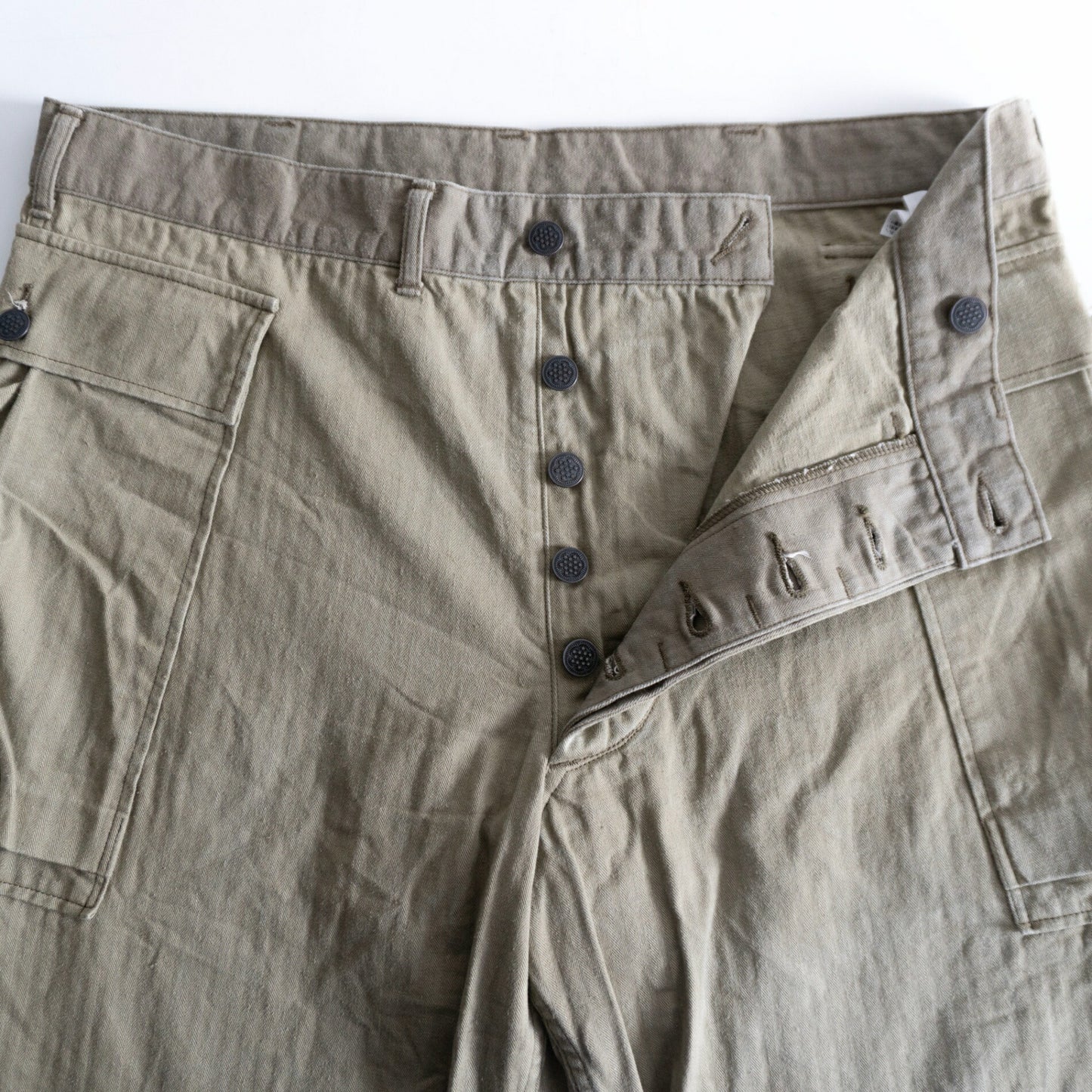 WAREHOUSE Lot 1098 USMC Herringbone Cargo Pants Size 36