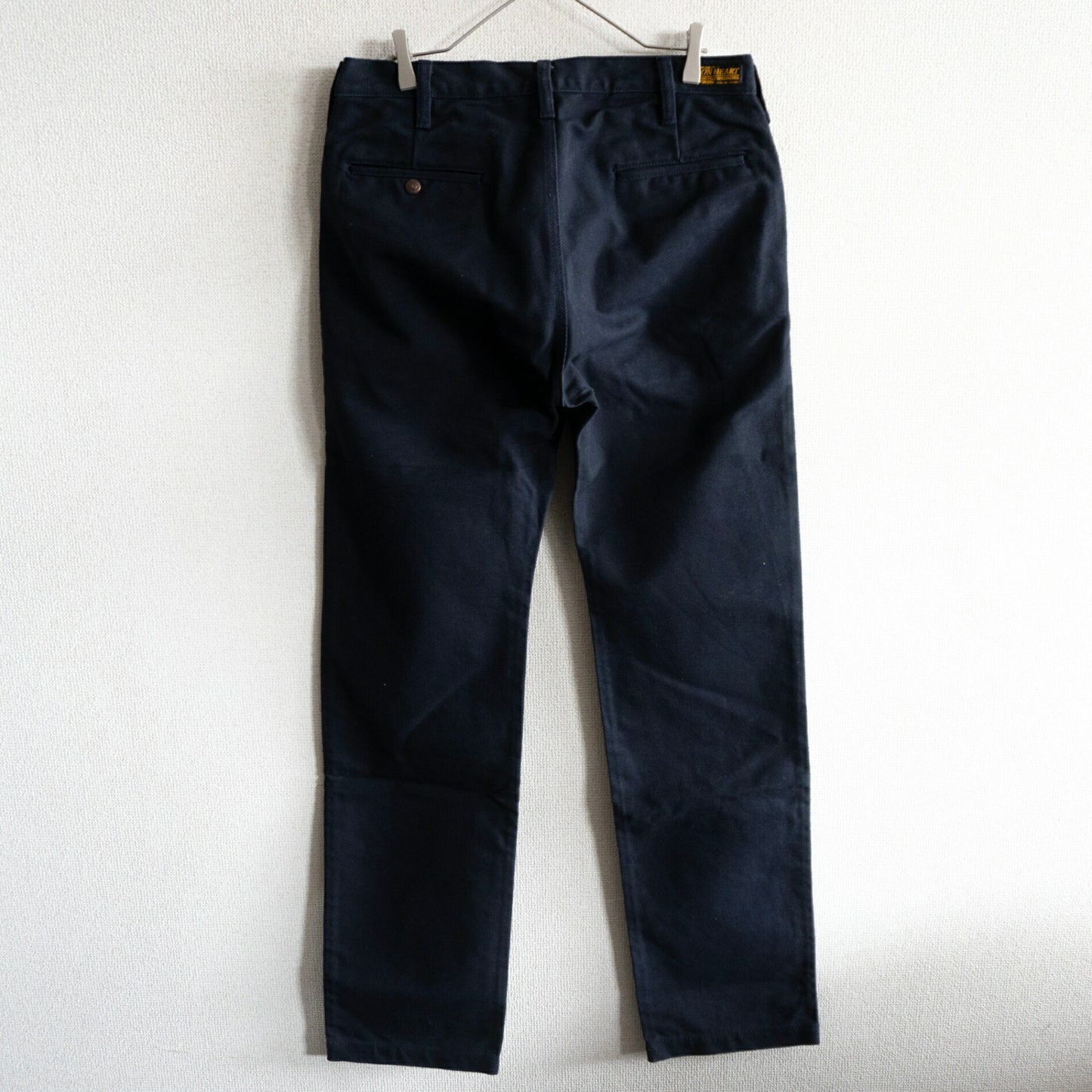 IRON HEART Heavyweight Work Pants Black Size 34
