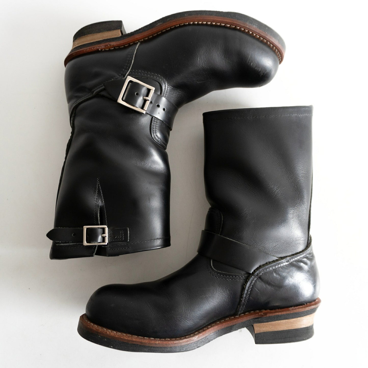 REDWING 2268 Engineer Boots Black 13' Size 8.5D