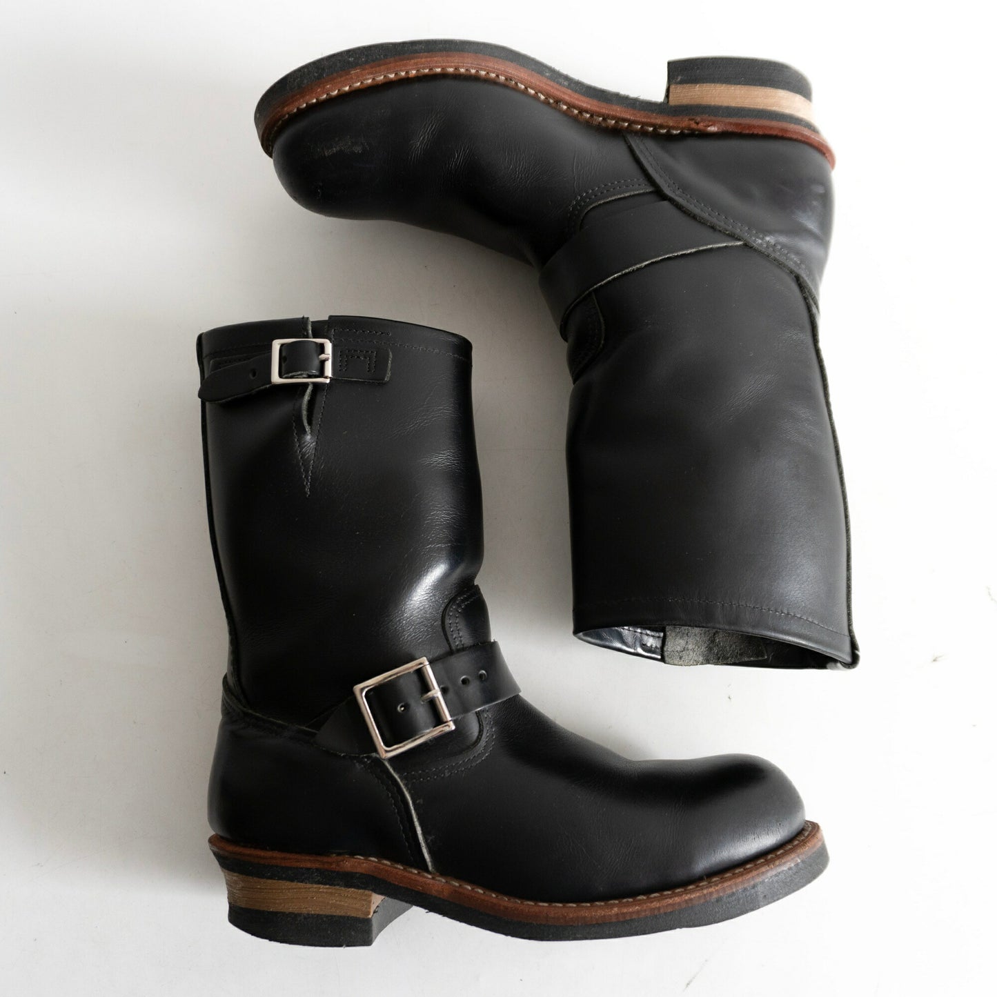REDWING 2268 Engineer Boots Black 13' Size 8.5D