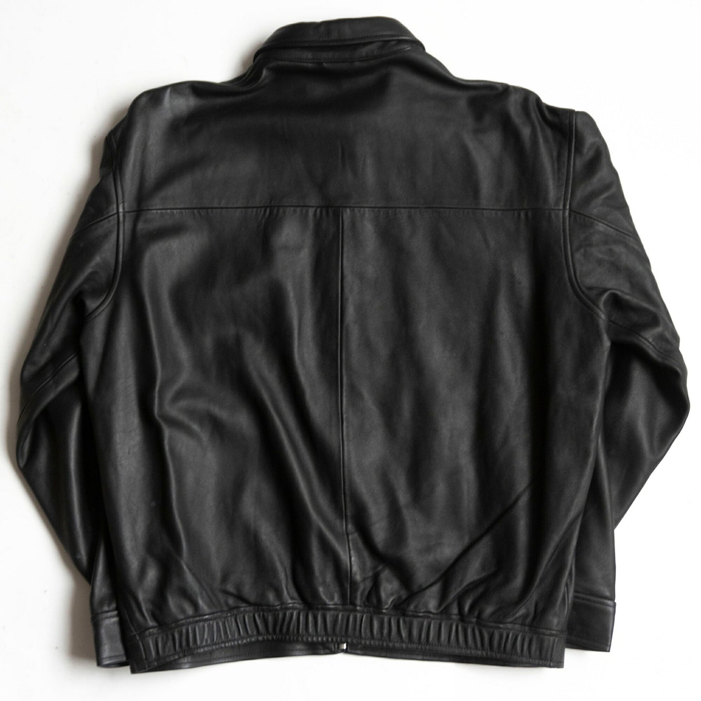 POLO RALPH LAUREN Lamb Leather Swing Top Jacket Black Size L
