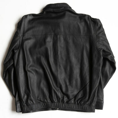POLO RALPH LAUREN Lamb Leather Swing Top Jacket Black Size L