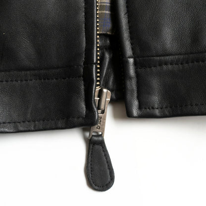 POLO RALPH LAUREN Lamb Leather Swing Top Jacket Black Size L