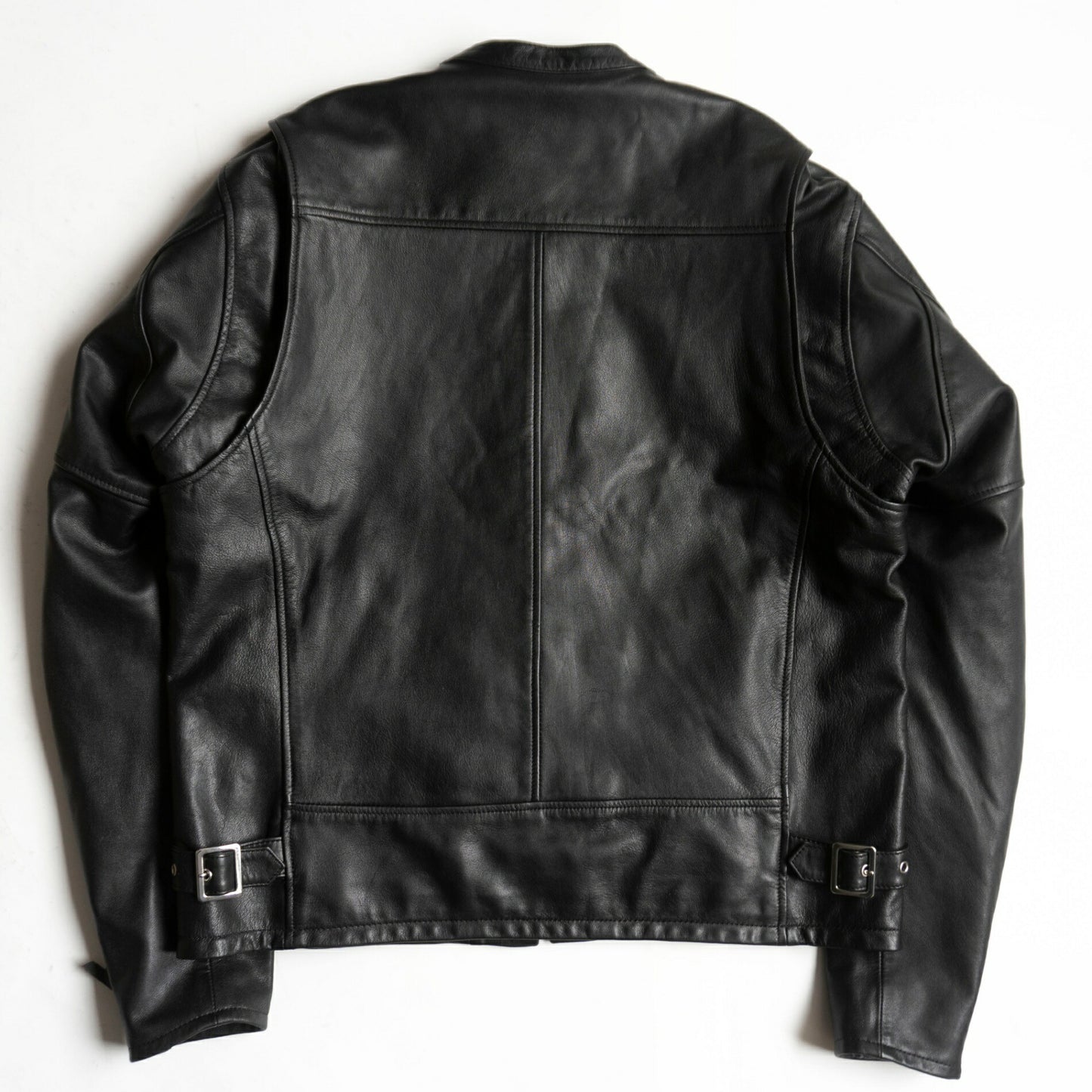 KADOYA Cowhide Leather Single Rider Jacket Black Size 4L