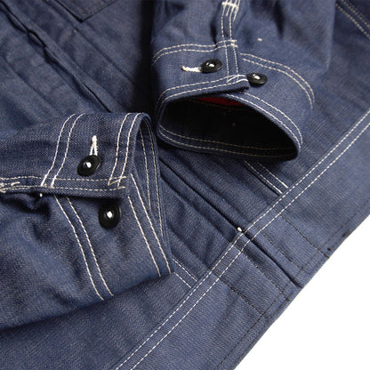 LEE 70s 191LB Indigo Denim Jacket Talon Zipper Size L
