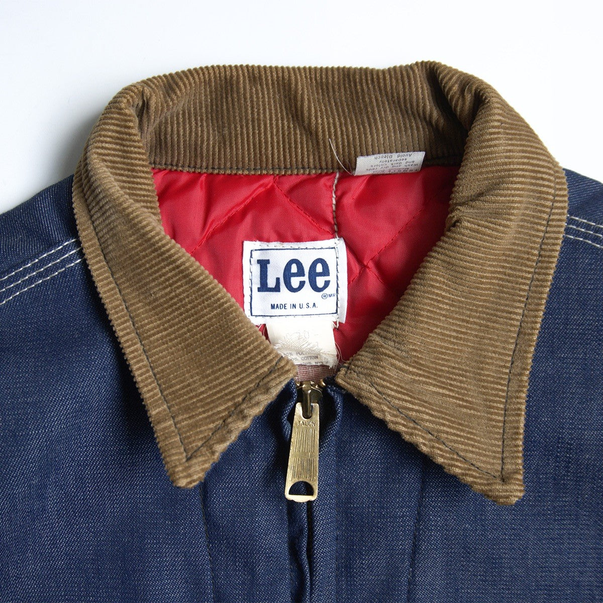 LEE 70s 191LB Indigo Denim Jacket Talon Zipper Size L