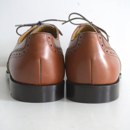 REGAL Wingtip Leather Shoes Brown Size 25.5EE