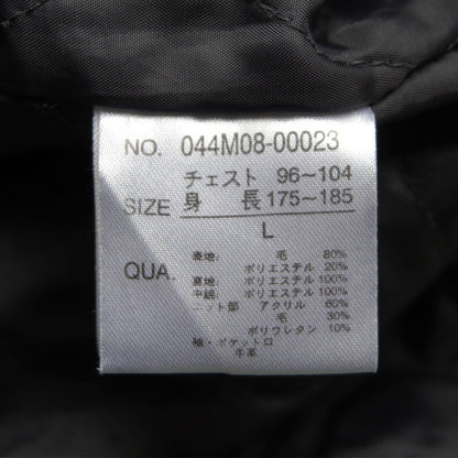VAN JAC Wool Leather Sleeve Varsity Jacket Size L