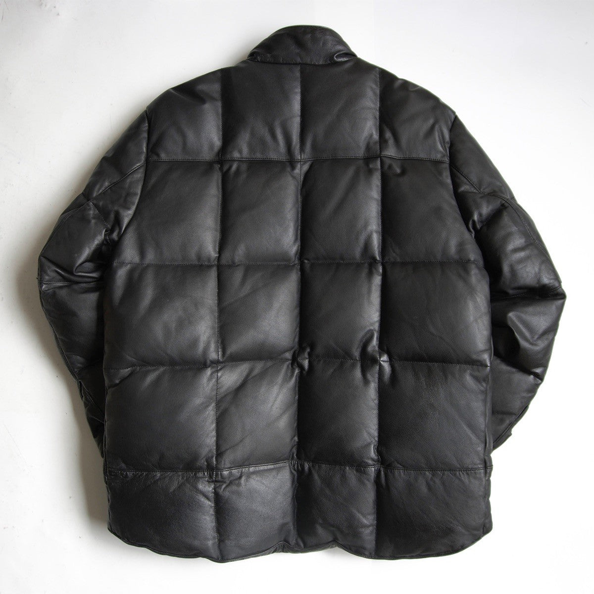 comme ca du mode men Black Horsehide Leather Down Jkt Size M