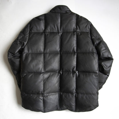 comme ca du mode men Black Horsehide Leather Down Jkt Size M