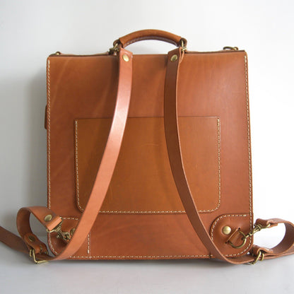 HERZ Leather 3-Way Bag 3 Front Pockets ONE Size ONE SIZE