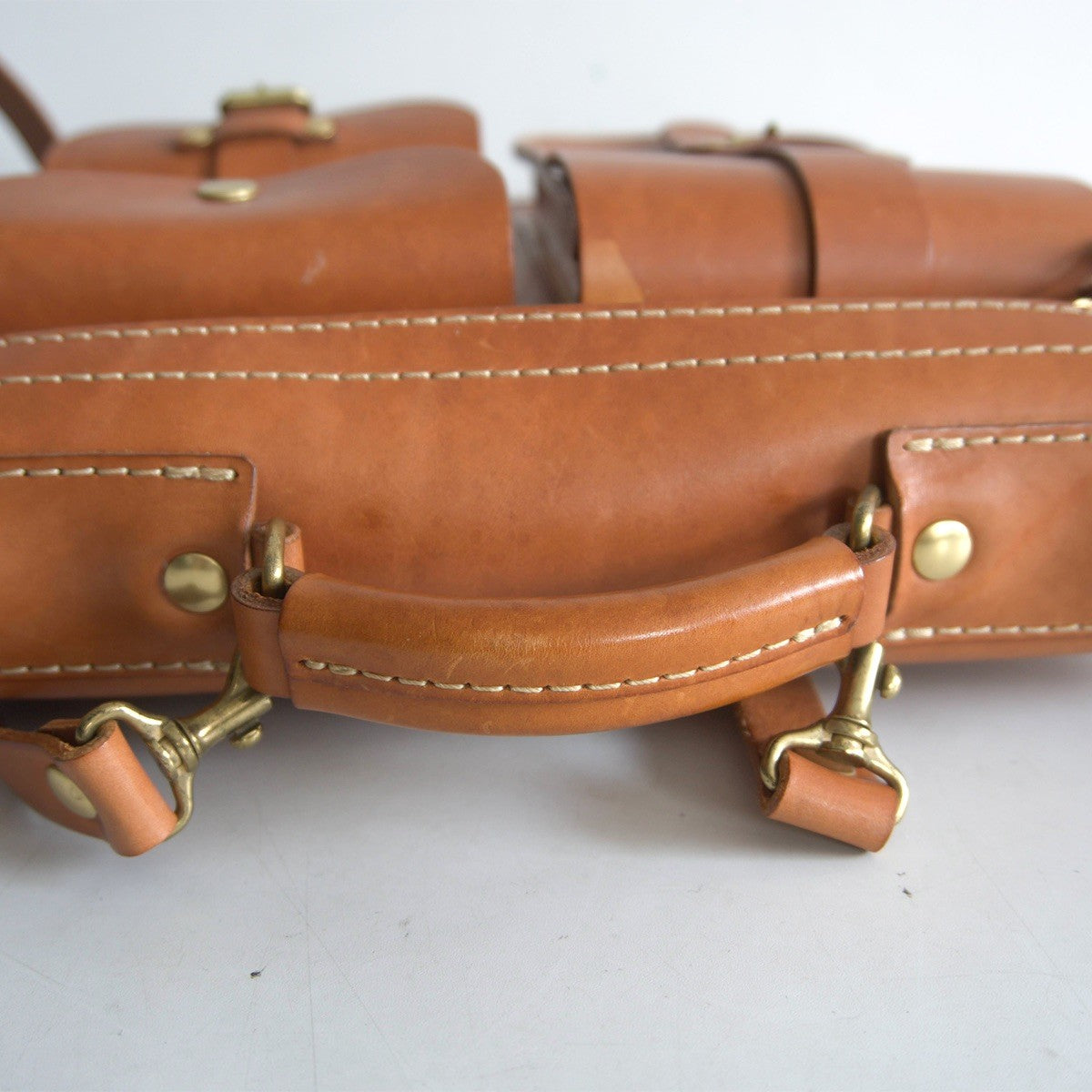 HERZ Leather 3-Way Bag 3 Front Pockets ONE Size ONE SIZE