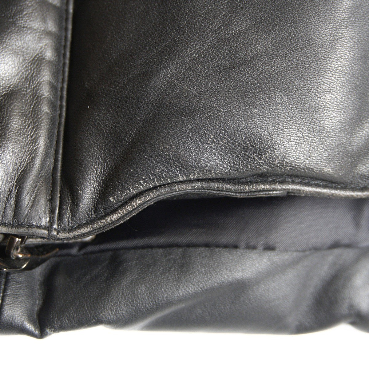 comme ca du mode men Black Horsehide Leather Down Jkt Size M
