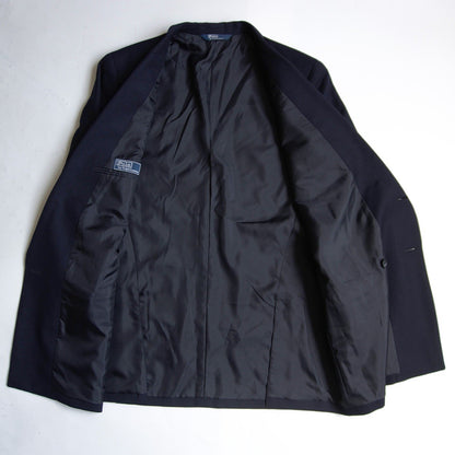 POLO RALPH LAUREN Double Breasted Navy Blazer Gold Size XXL